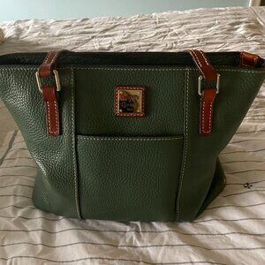 Dooney and Bourke Pebble Grain Small Lexington Shopper Sage